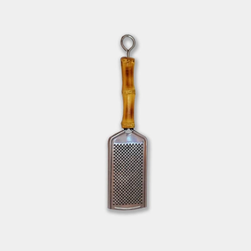 Ralador manual com cabo de bambu natural|utensílios para cozinha
