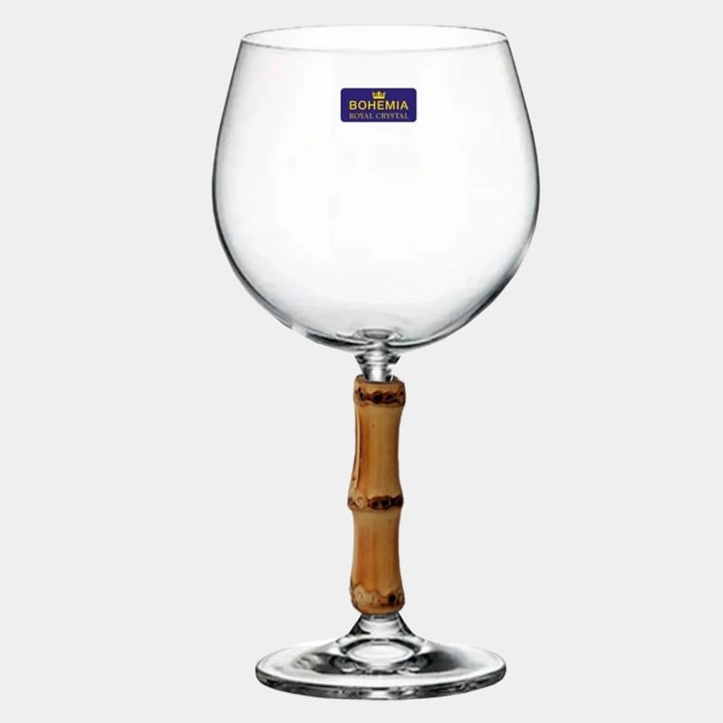 Taça gin com haste de bambu|utensílios para bar|utensílios para bar
