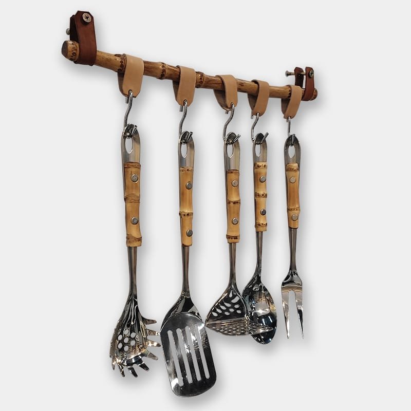 barra suporte para utensilios de cozinha